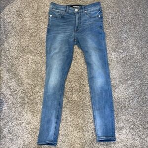 Express Light Blue Skinny Jeans